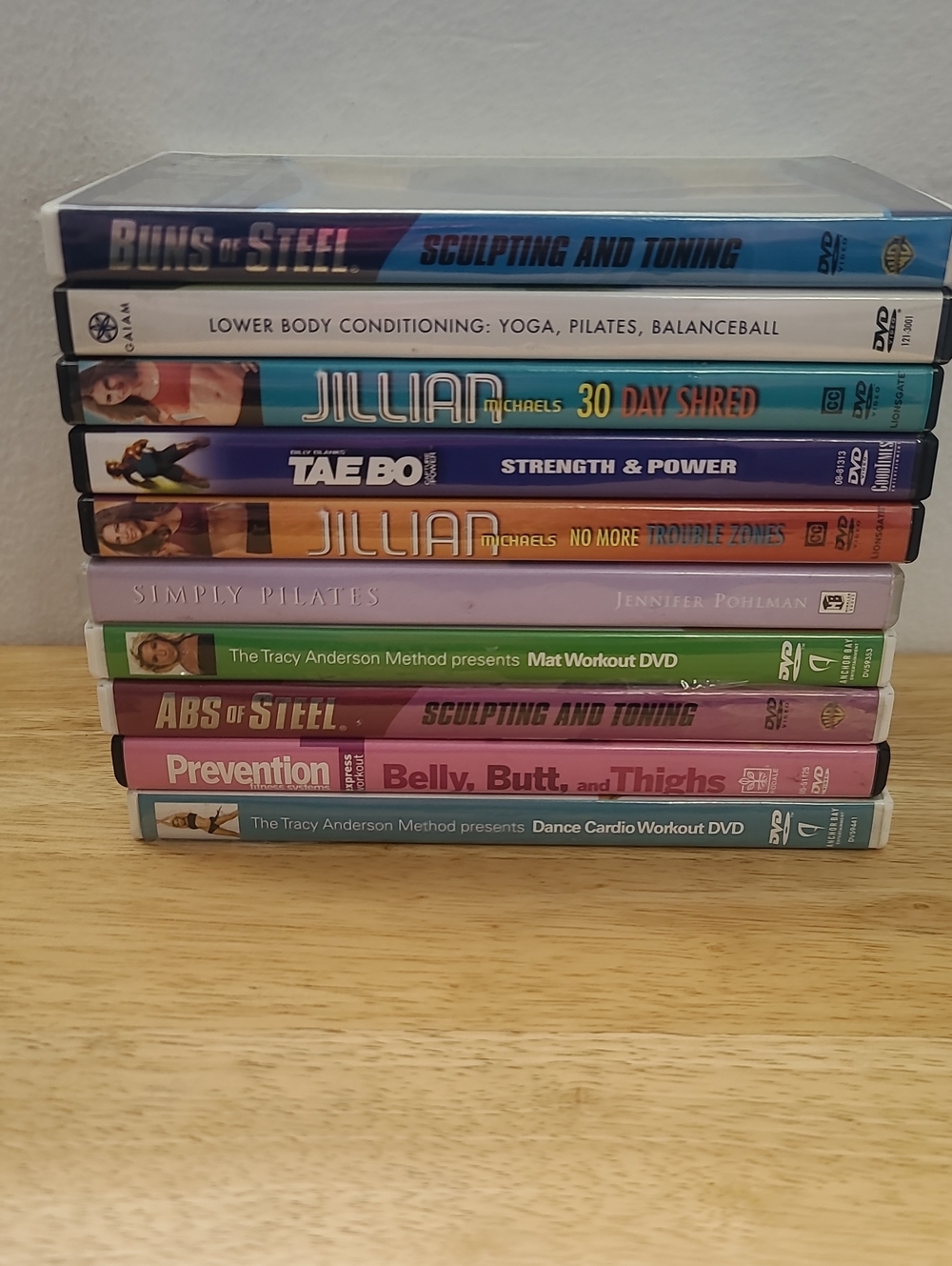 Assorted Fitness DVD Movie Bundle